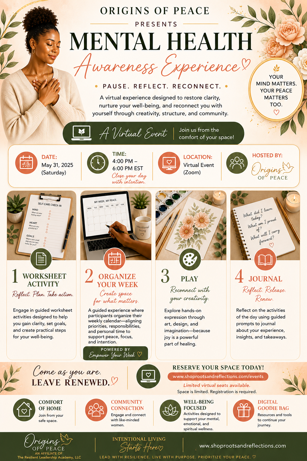 Elevated Mental Health Awareness Experience